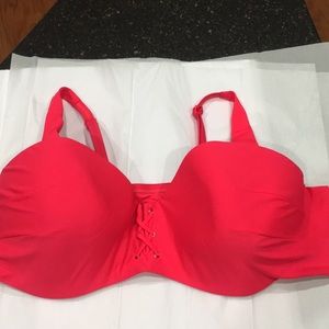 Cacique bandeau bikini top 46F